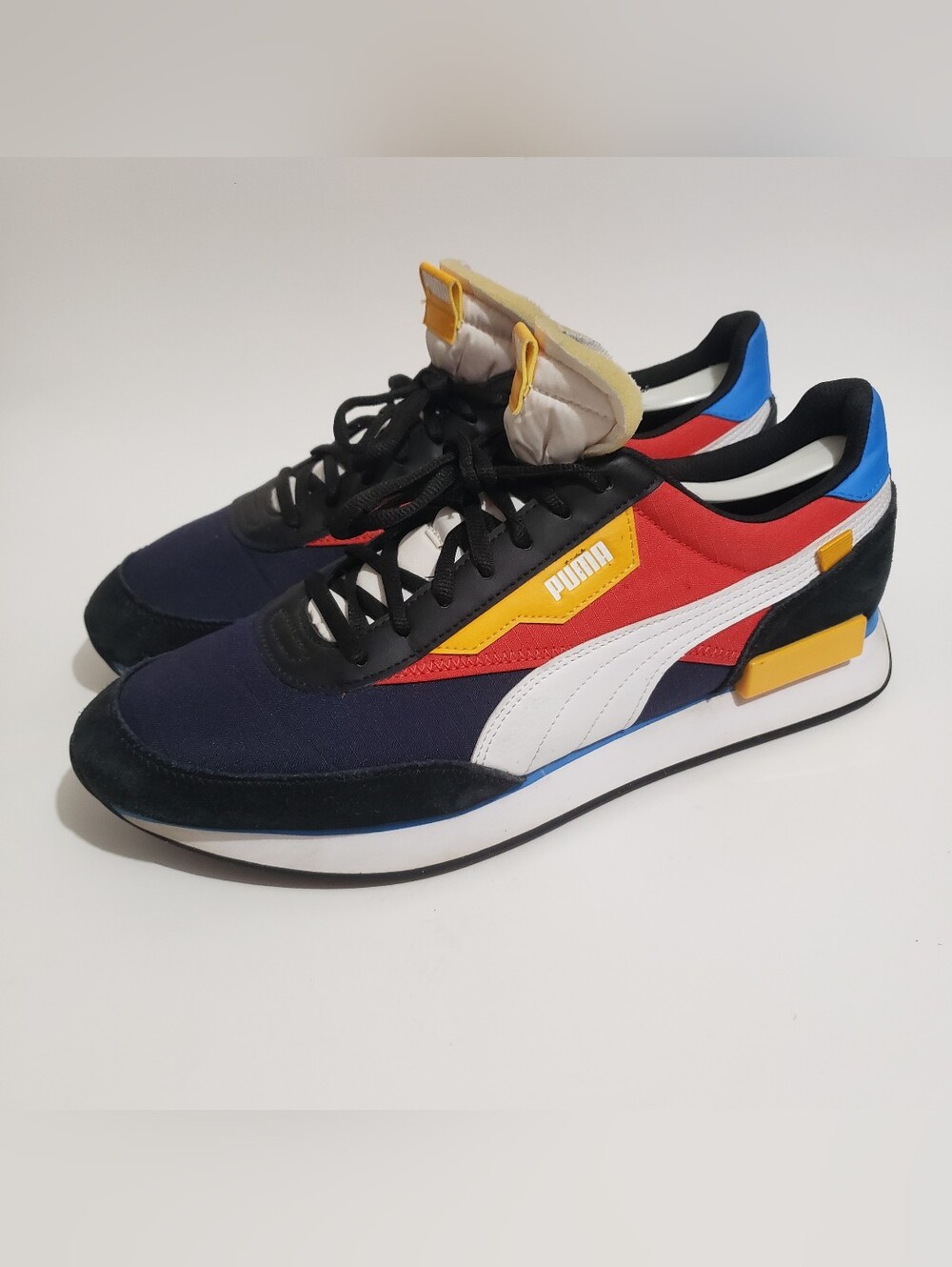 Puma Future Rider Play On 371149-16 Mens Size 13 Multi Color Retro Running Shoes